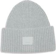 Acne Studios Pansy Face Patch Wool
Yak Hair Blend Beanie