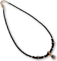Humanist Beauty Evil Eye Charm Necklace