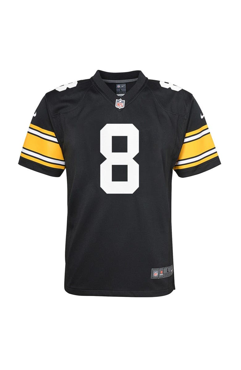 Nike Youth Nike Kenny Pickett Black Pittsburgh Steelers Game Jersey, Alternate, color,