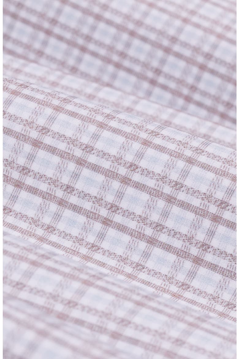 Devon OoohCotton® Shadow Plaid Button-Up Shirt, Alternate, color, SAND