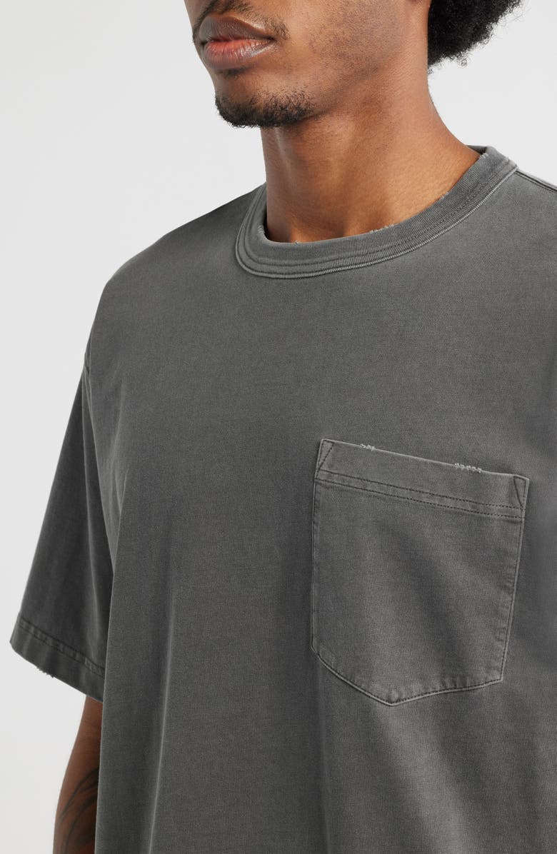 Carhartt Work In Progress Torion Distressed Pocket T-Shirt, Alternate, color, Black (Grind Wash)