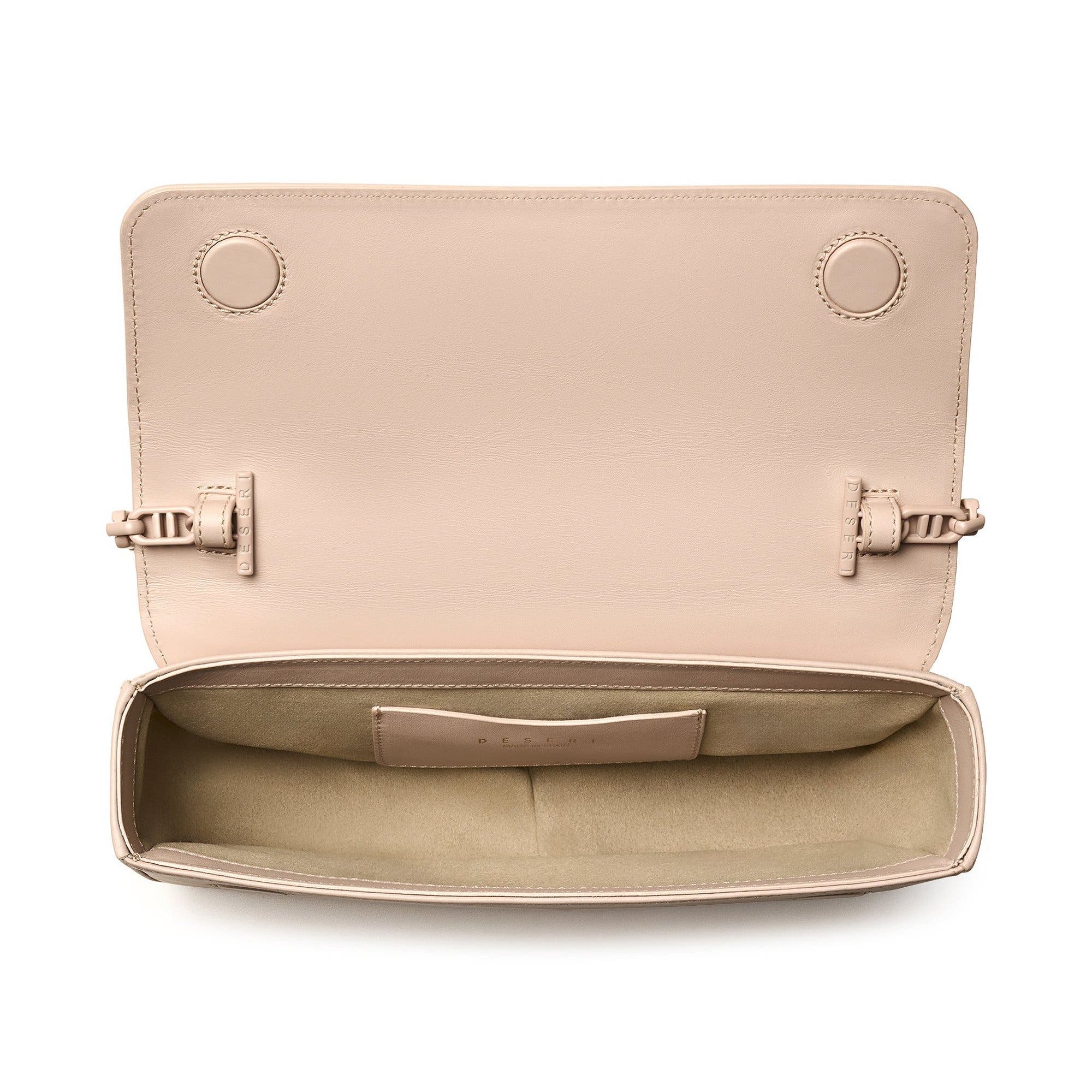 Michele Monochrome Crossbody Clutch, Alternate, color, Beige
