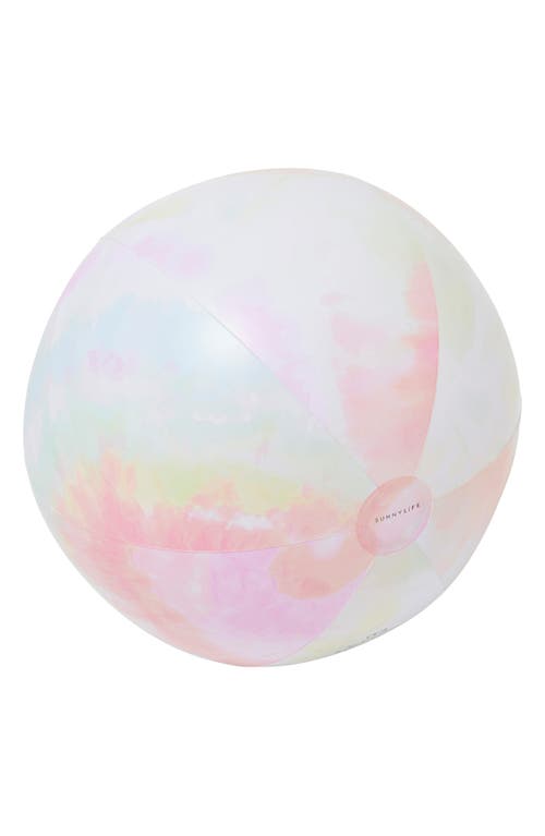 Sunnylife Tube Pool Ring & Ball Set In Multi
