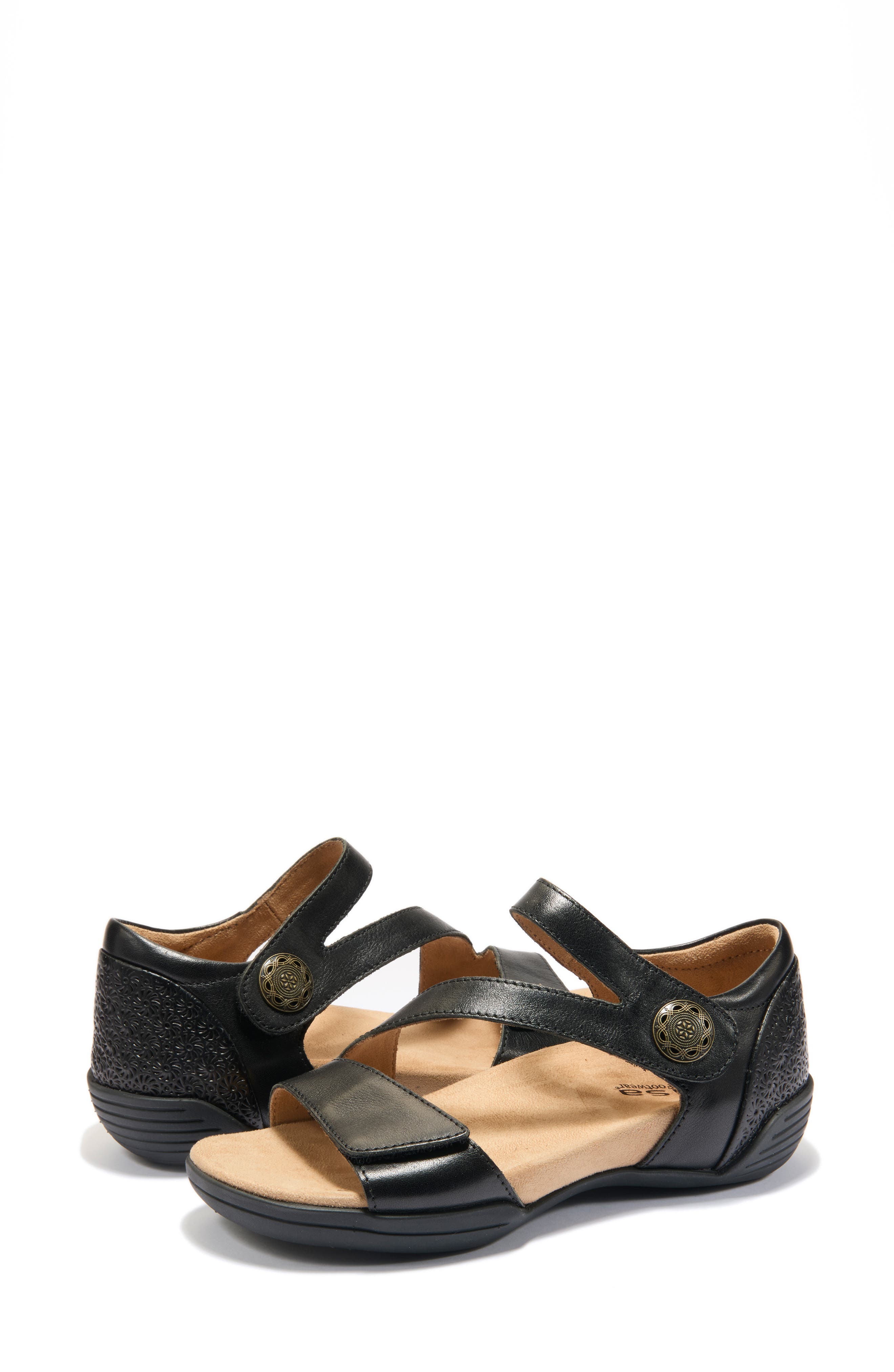 Hälsa Footwear Demi Sandal, Alternate, color, Black