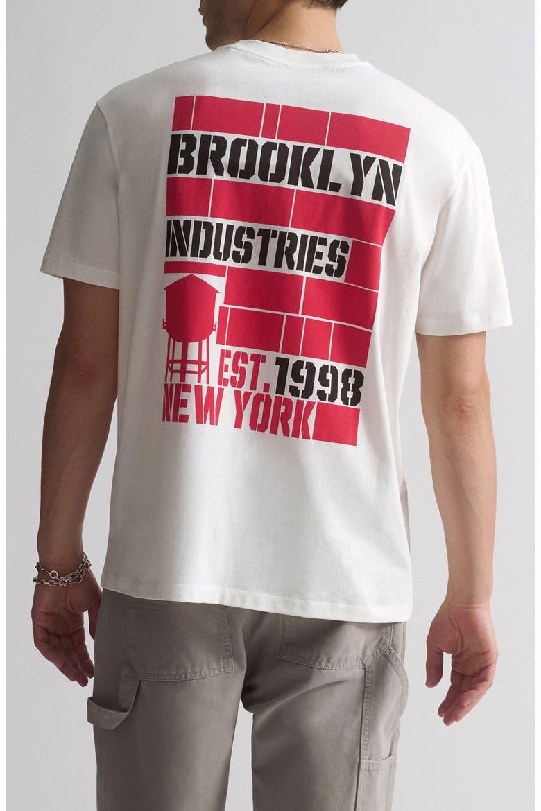 Logo Cotton Graphic T-Shirt, Alternate, color, ANTIQUE WHITE