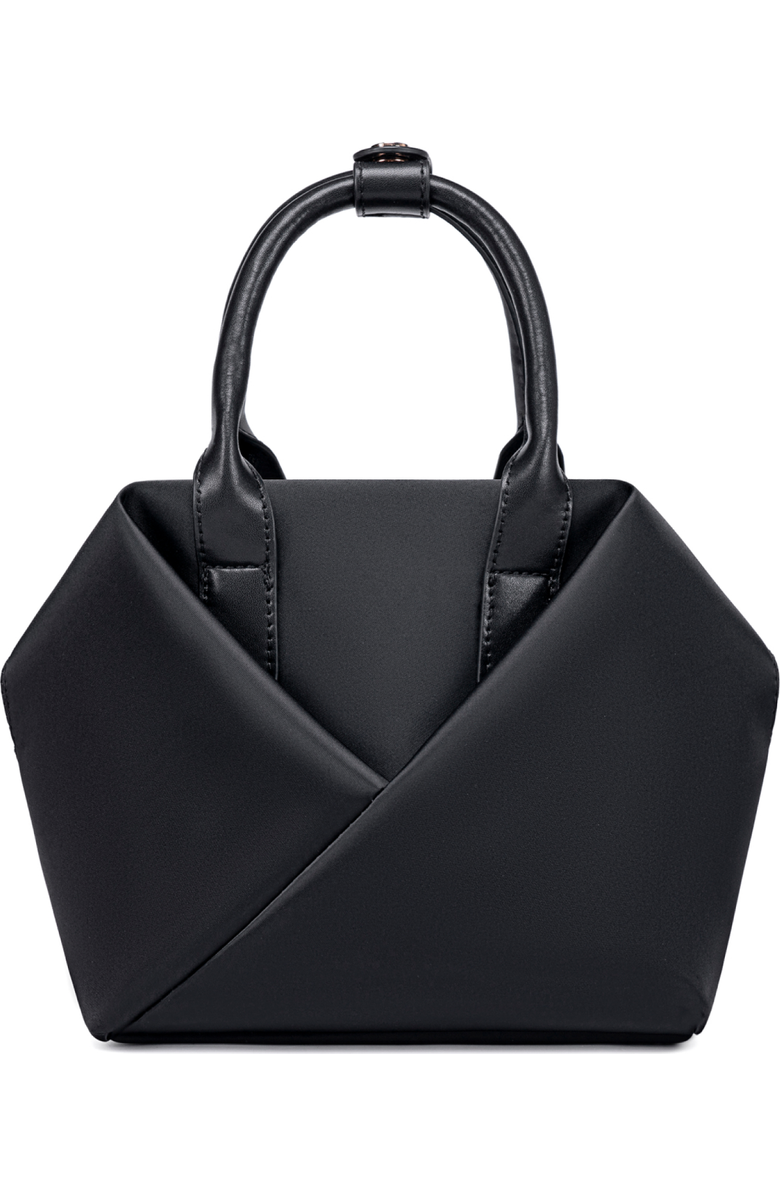 Lux and Nyx Small Origami Crossbody Tote and Handbag For Women, Main, color, Black + Gold