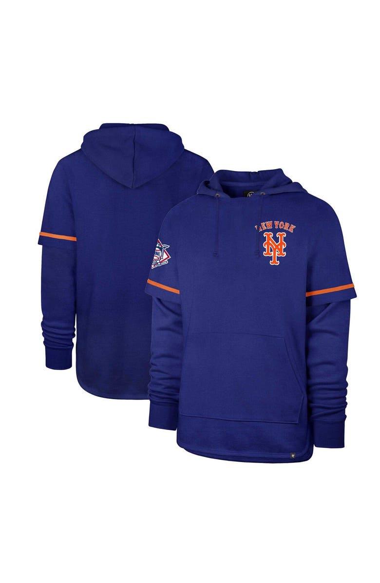 '47 Men's '47 Royal New York Mets Shortstop Pullover Hoodie, Main, color, Royal