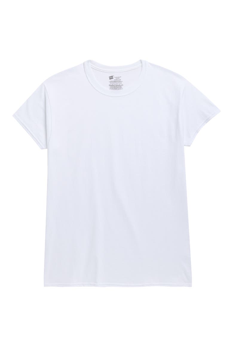 4-Pack Cotton T-Shirts, Main, color, WHITE