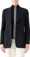 Akris punto Classic Single Breasted Blazer