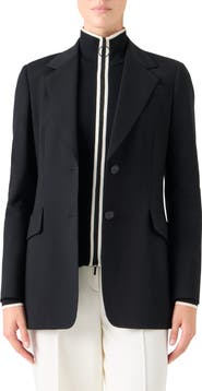 Akris punto Classic Single Breasted Blazer