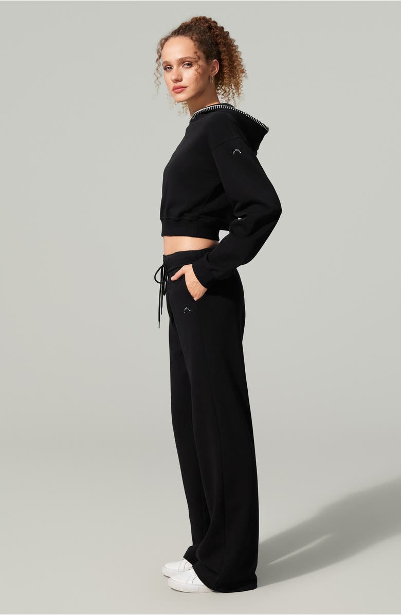 Lilysilk Seamflow Stride Sweatpants, Alternate, color, Black