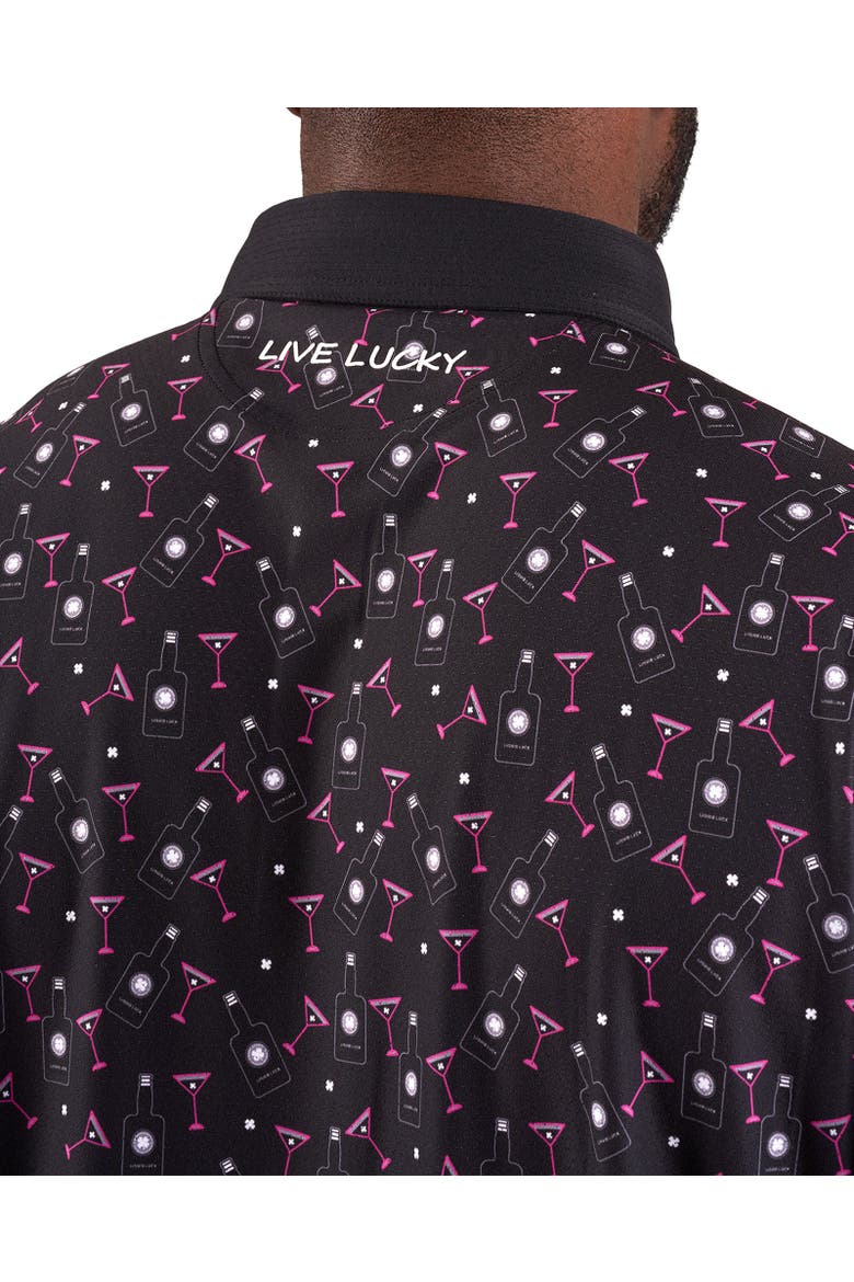 Liquid Luck Polo, Alternate, color, Black