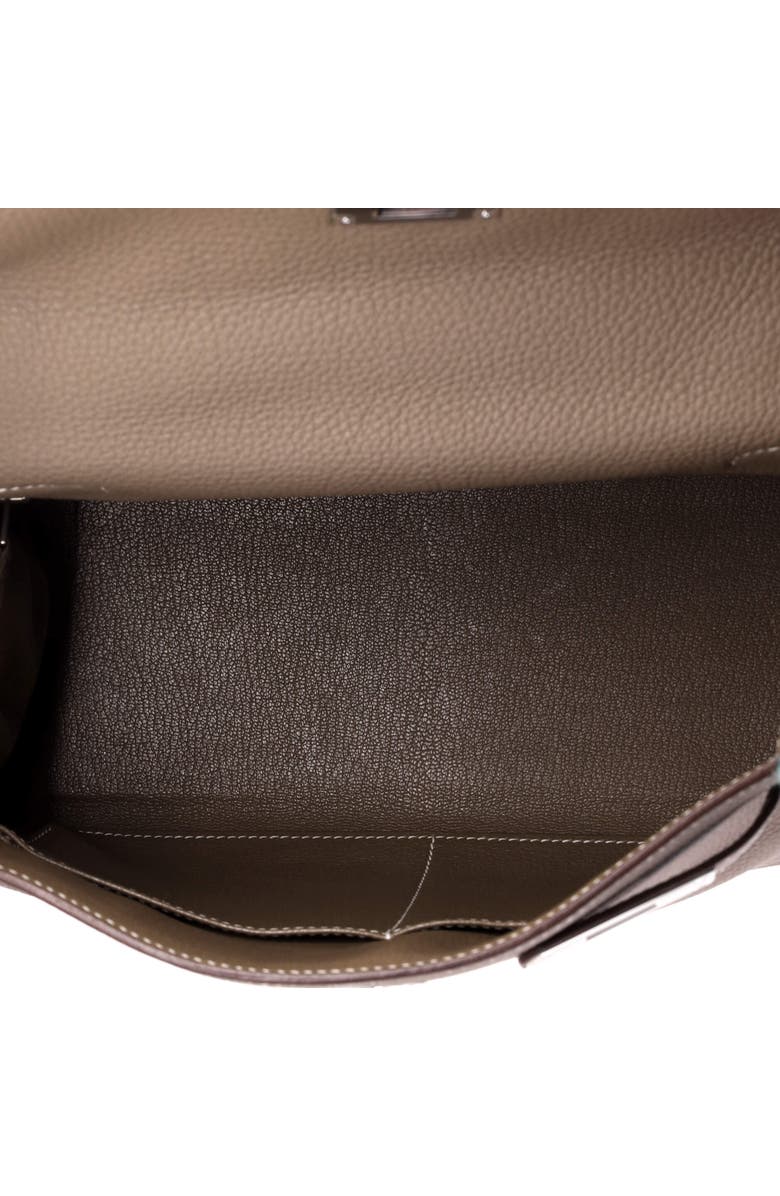 Pre-Owned Hermes Kelly Handbag Grey Togo with Palladium Hardware 28, Alternate, color, Etoupe