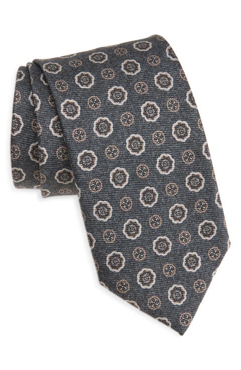 Geometric Silk Tie