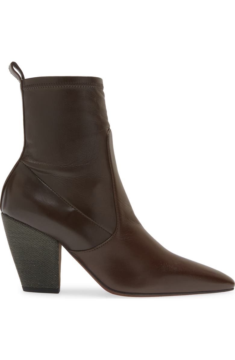 Brunello Cucinelli Monili Heel Bootie, Alternate, color,