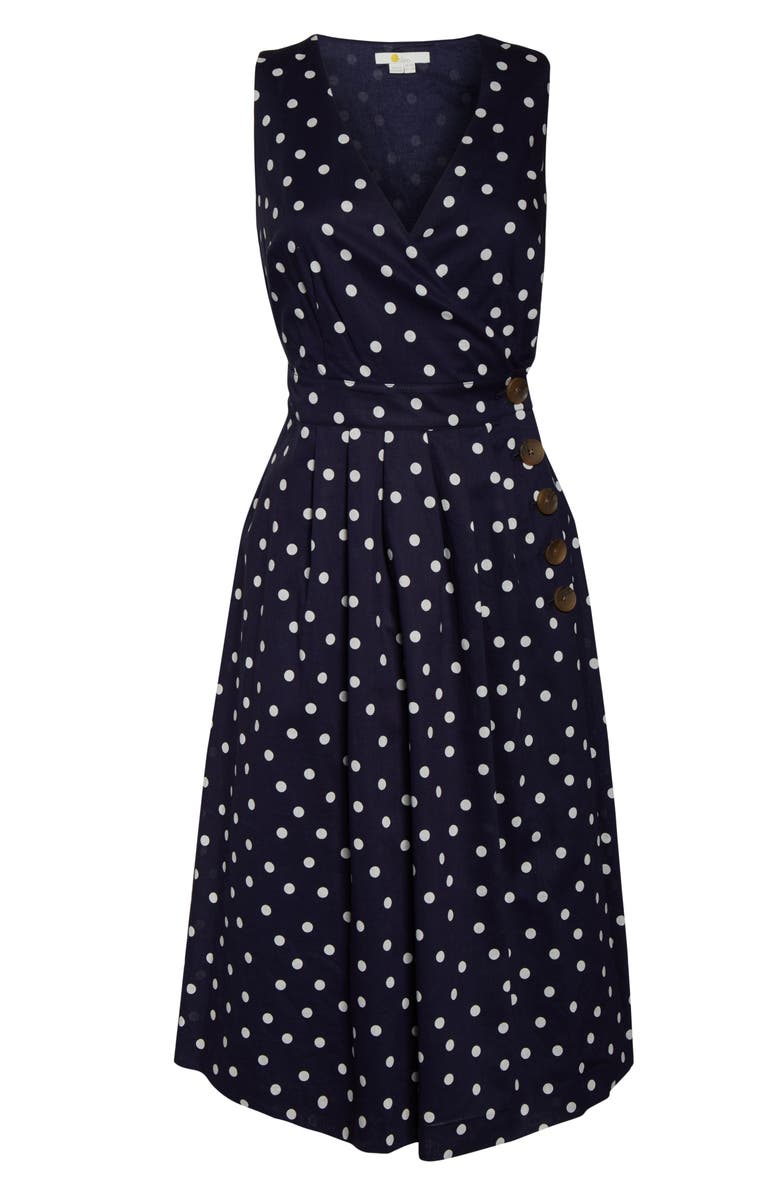 Boden Arwen Wrap Midi Dress, Alternate, color,