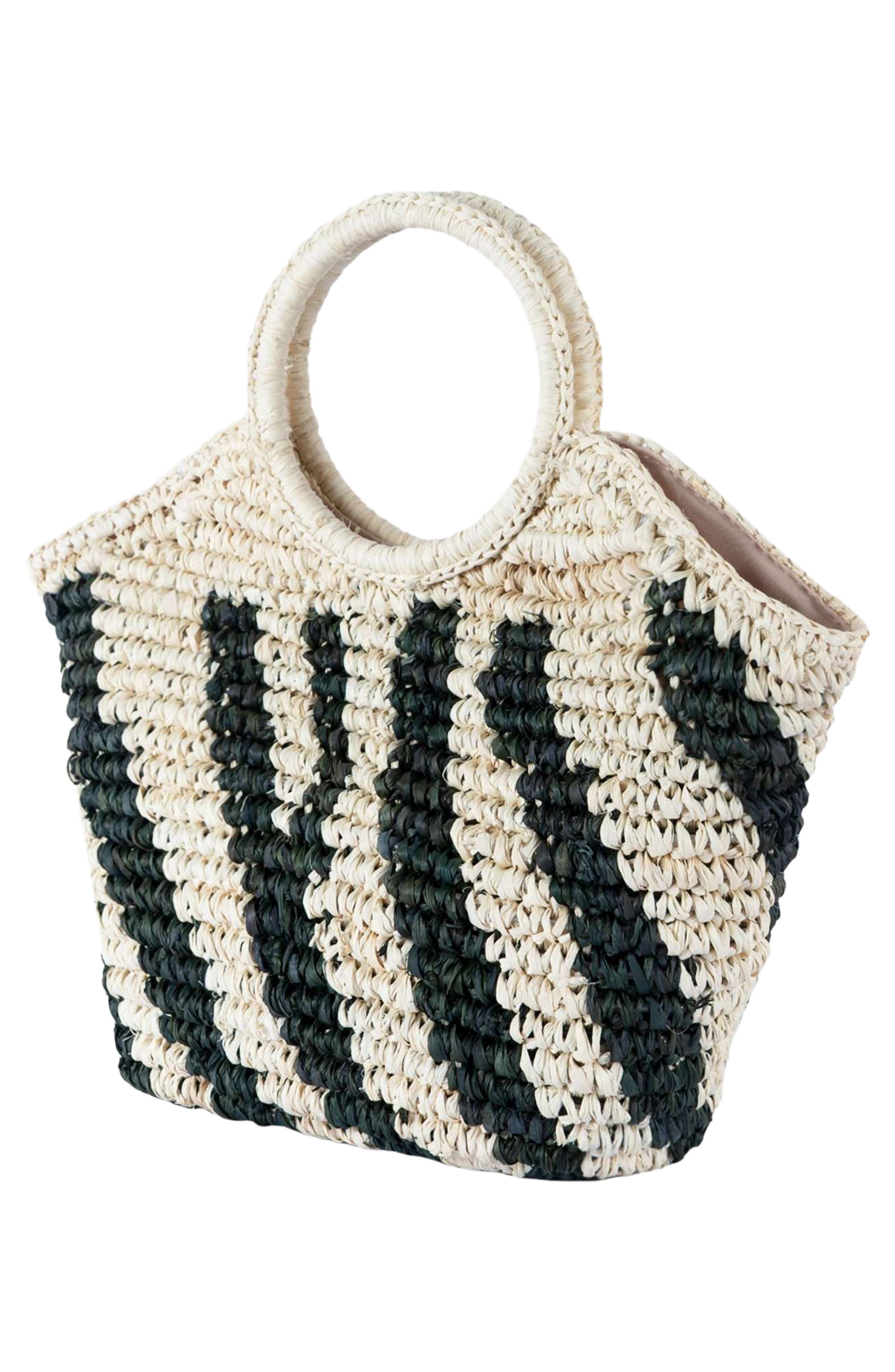 Jelavu Naomi Woven Raffia Tote Bag, Alternate, color, 