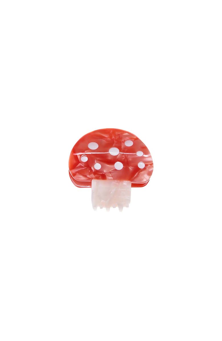 BY ADINA EDEN Red Mushroom Hair Claw Clip, Main, color, 