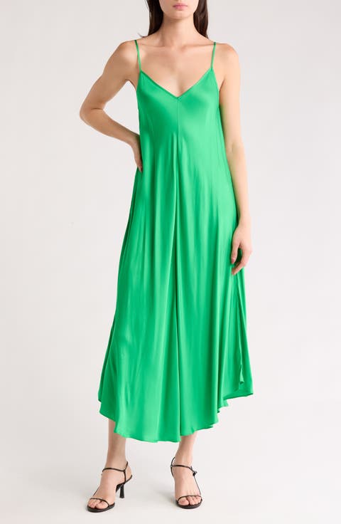 Lorraine Sleeveless Trapeze Midi Dress