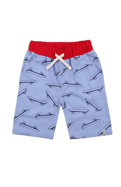 Organic Cotton Skateboard Print Shorts (Little Kid, Toddler)