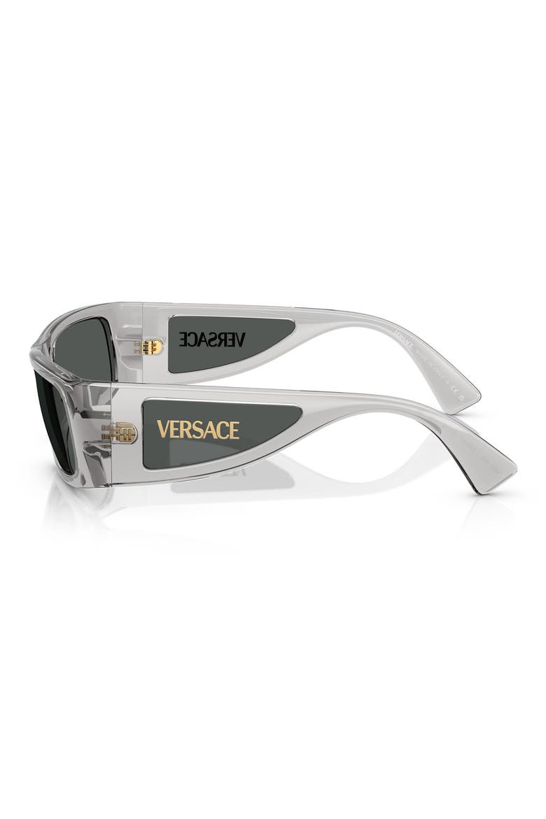 57mm Pillow Sunglasses, Alternate, color, GRIGIO TRANSPARENT