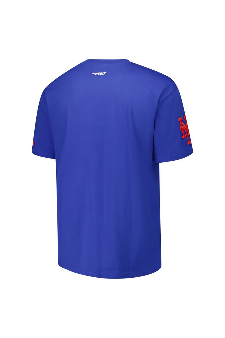 Men's Pro Standard Royal New York Mets Turn It Up Dropped Shoulder T-Shirt, Alternate, color, Royal