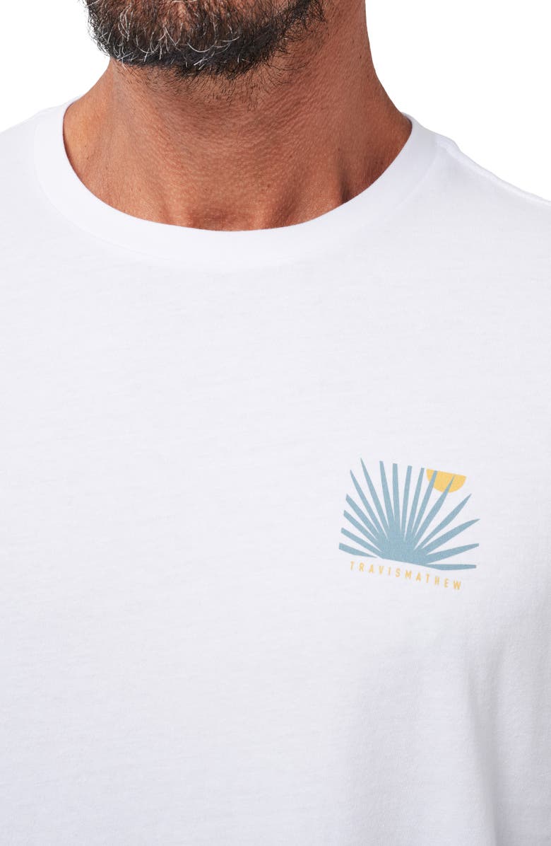 TravisMathew Side Order Graphic T-Shirt, Alternate, color, White