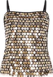 City Chic Disco Paillette Sequin Camisole