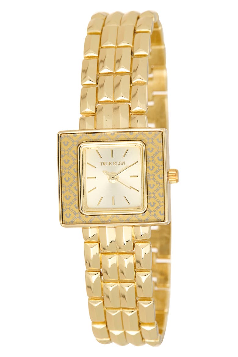 Bracelet Watch, 24mm, Main, color, GOLD