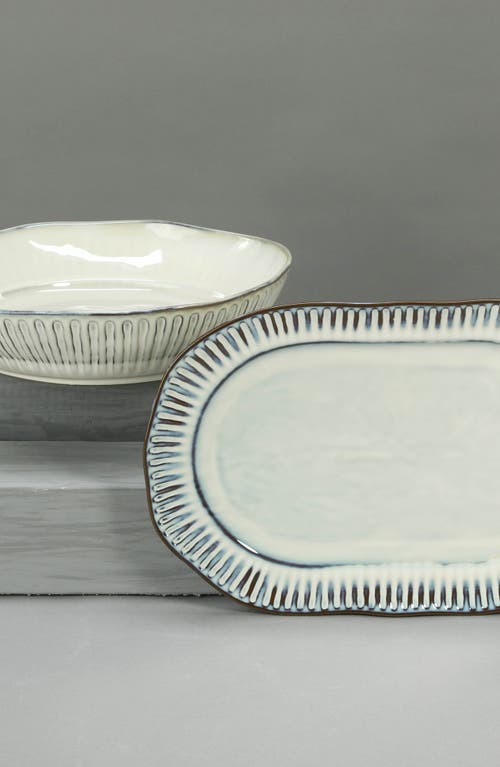 Bia Cordon Bleu Colonnade 2-piece Serve Set In Cream