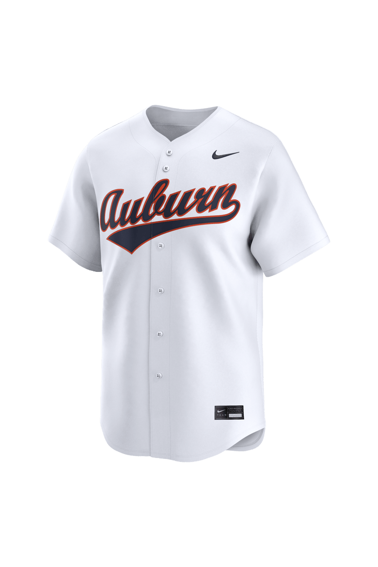 Men's Nike White Auburn Tigers Home Limited Baseball Jersey, Alternate, color, White