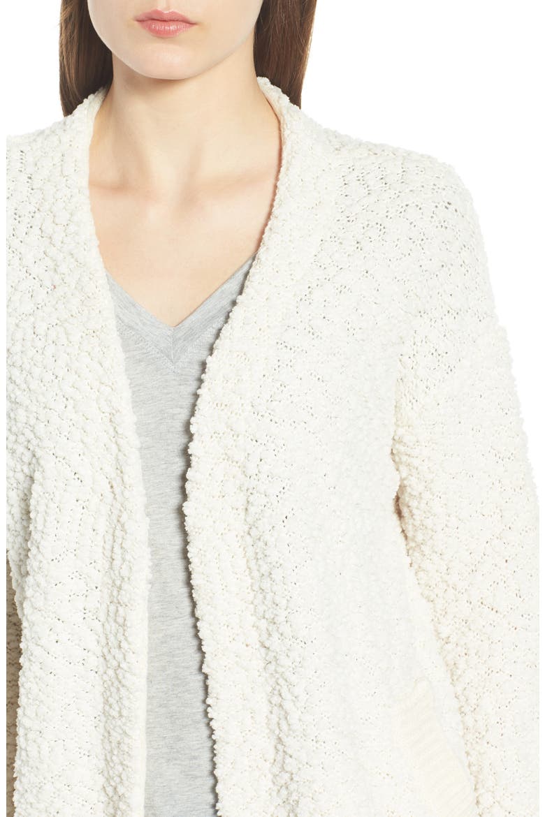 Nubby Cardigan, Alternate, color, IVORY