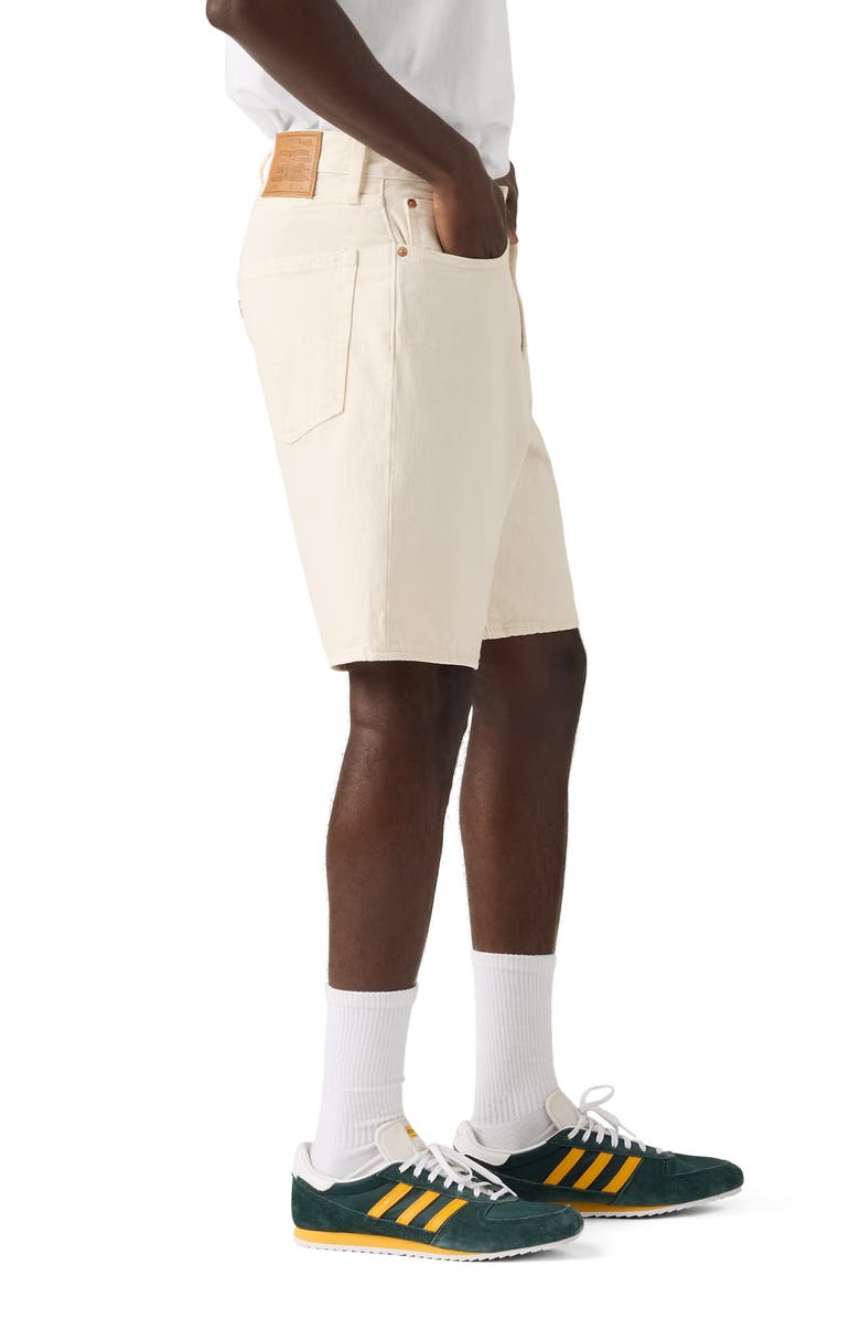 Levi's 468 Loose Denim Shorts, Alternate, color, Ecru Bone Shorts
