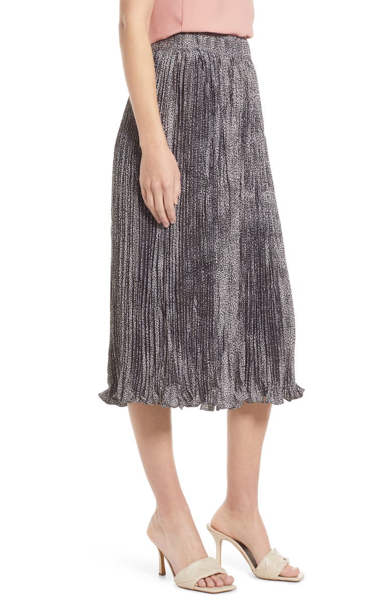 Nordstrom Crinkle Texture Midi Skirt, Alternate, color,