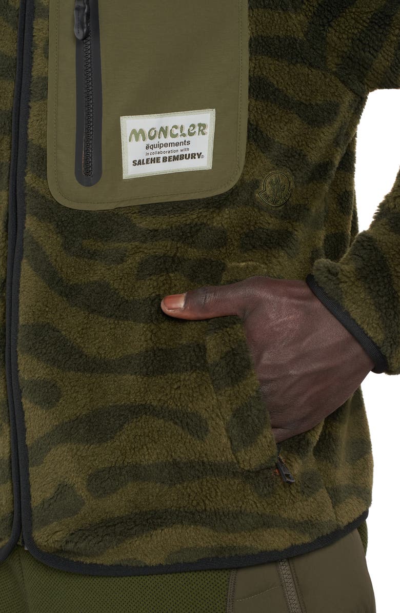 Moncler Genius x Salehe Bembury Zip Fleece Jacket, Alternate, color, 