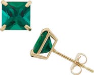 FUZION CREATIONS Princess Cut Stud Earrings