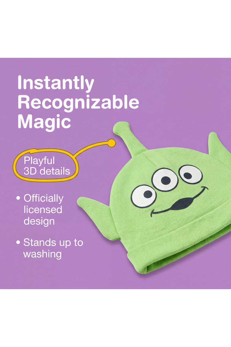Pixar 2-Piece Bodysuit and Hat Set, Alternate, color, Blue Green Alien