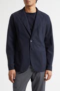 Herno Lightweight Regular Fit Stretch Scuba Knit Sport Coat