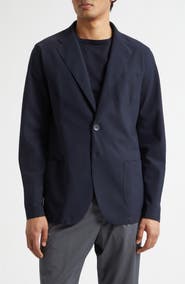 Herno Lightweight Regular Fit Stretch Scuba Knit Sport Coat