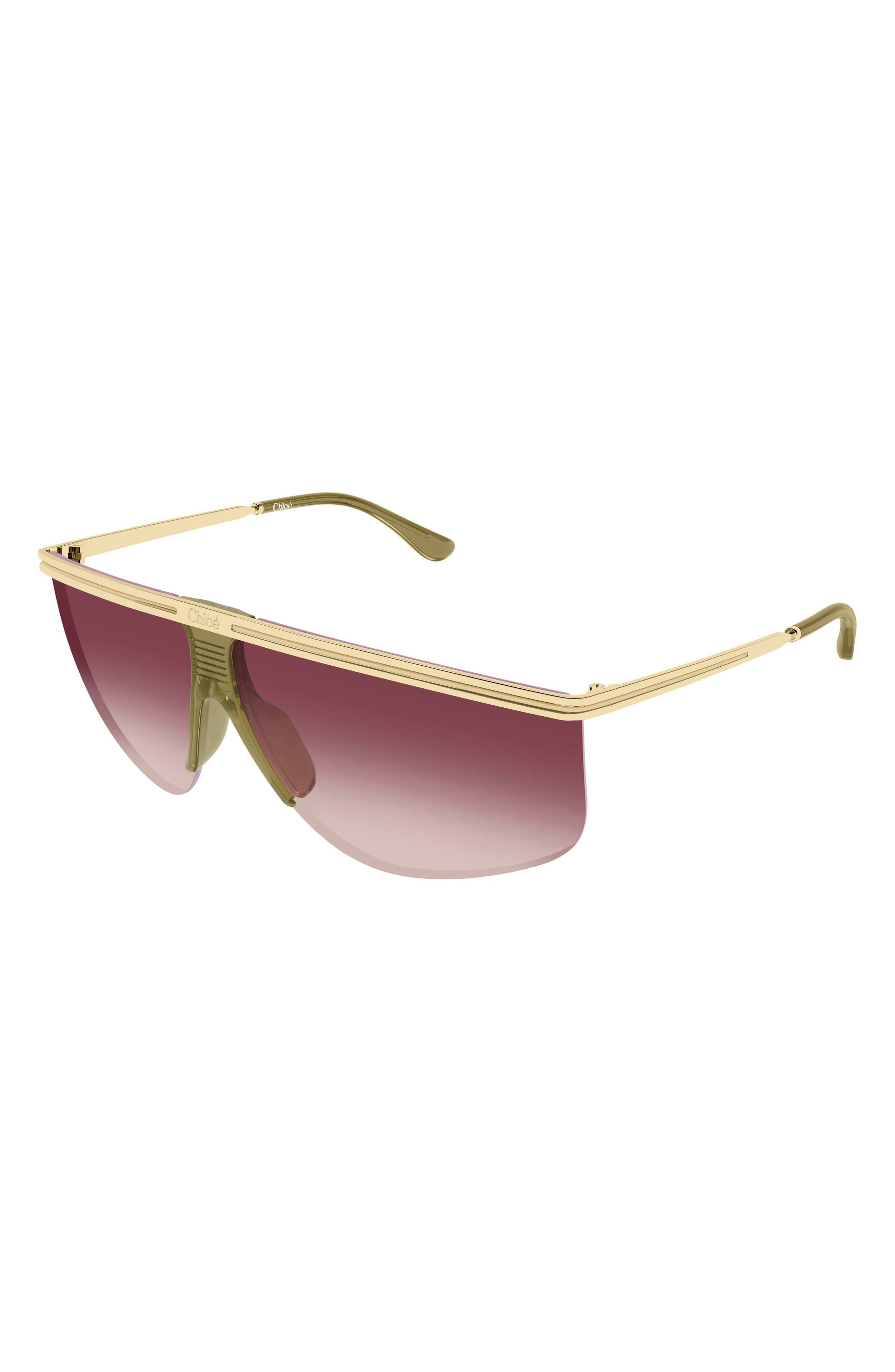Chloé CH0415S 65mm Oversize Gradient Shield Sunglasses (Women) | Nordstrom