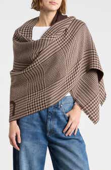 Houndstooth Logo Blanket Scarf