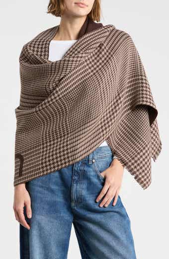 Houndstooth Logo Blanket Scarf
