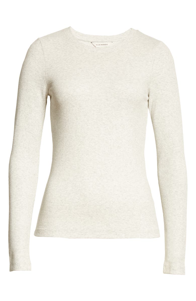 Club Monaco Carolena Cotton Blend Top, Alternate, color, 