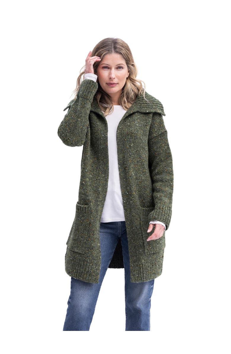 Celtic & Co. Donegal Longline Coatigan, Main, color, 