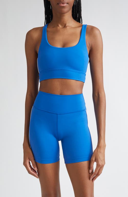 Sporty & Rich Bold Health Sports Bra in Paris Blue at Nordstrom, Size Large