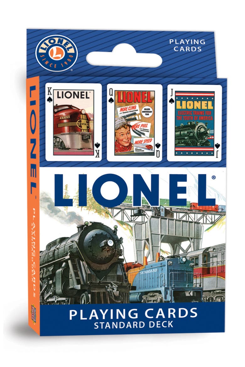 Lionel Trains Playing Cards, Main, color, Multicolor