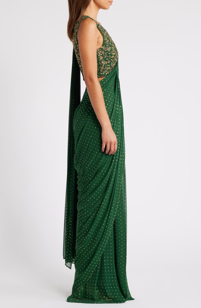 Sani Arian Drape Saree, Alternate, color, 