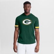 FANATICS Men's Fanatics Green Green Bay Packers Optimal Play Short Sleeve Hooded T-Shirt