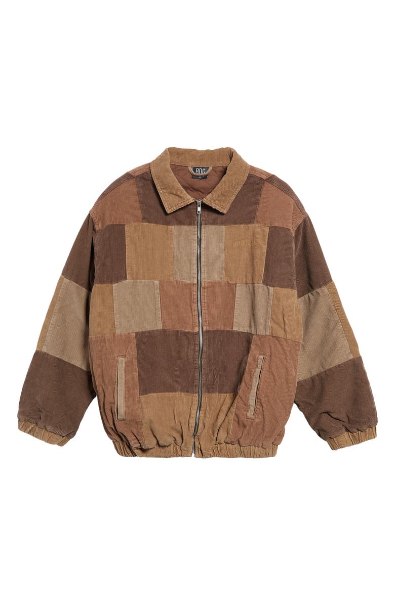 BDG Urban Outfitters Patchwork Corduroy Harrington Jacket, Alternate, color,