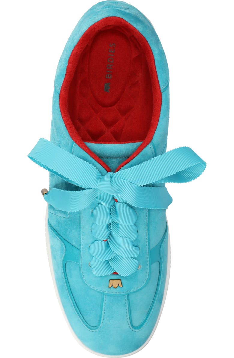 Birdies The Jay Sneaker, Alternate, color, Aqua Suede